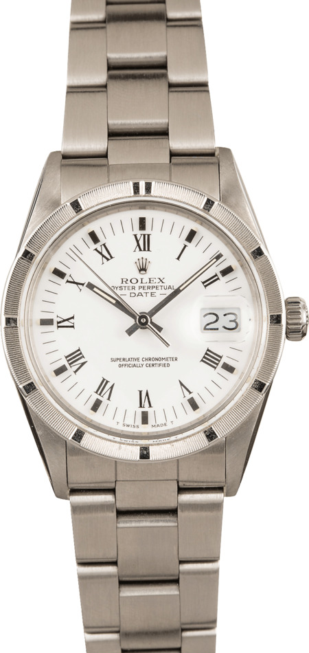 Buy Used Rolex Date 15010 | Bob's Watches - Sku: 127968