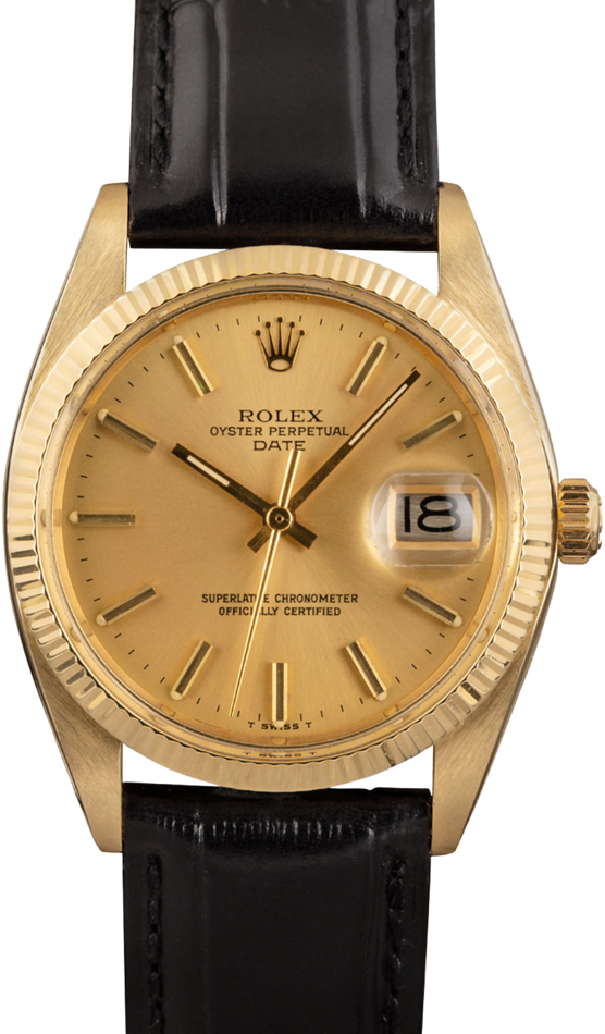 Pre Owned Rolex Date 1503 Champagne Dial