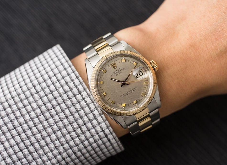 Men's Rolex Date 1505 Two-Tone Oyster