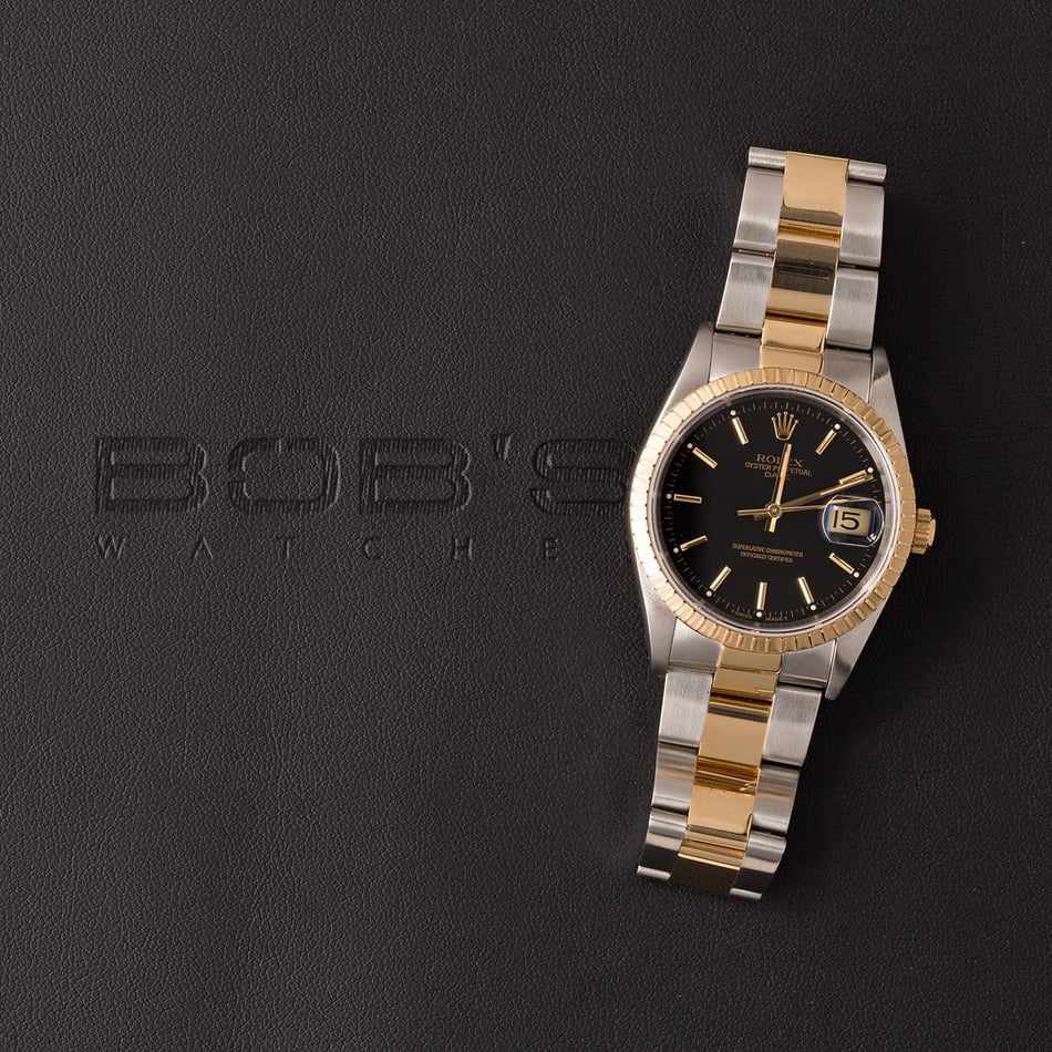 Used Rolex Date 15223 Black Dial