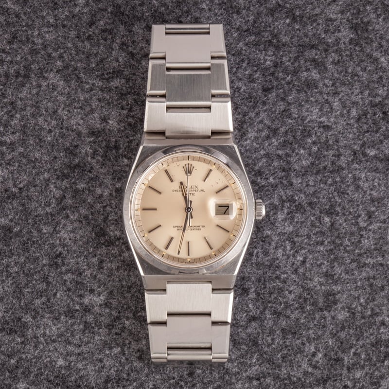 Vintage Rolex Date 1530 Silver