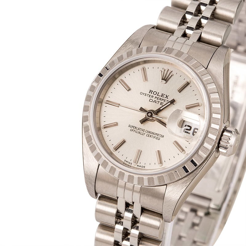 Unworn Rolex Date 79240 Steel Jubilee Band