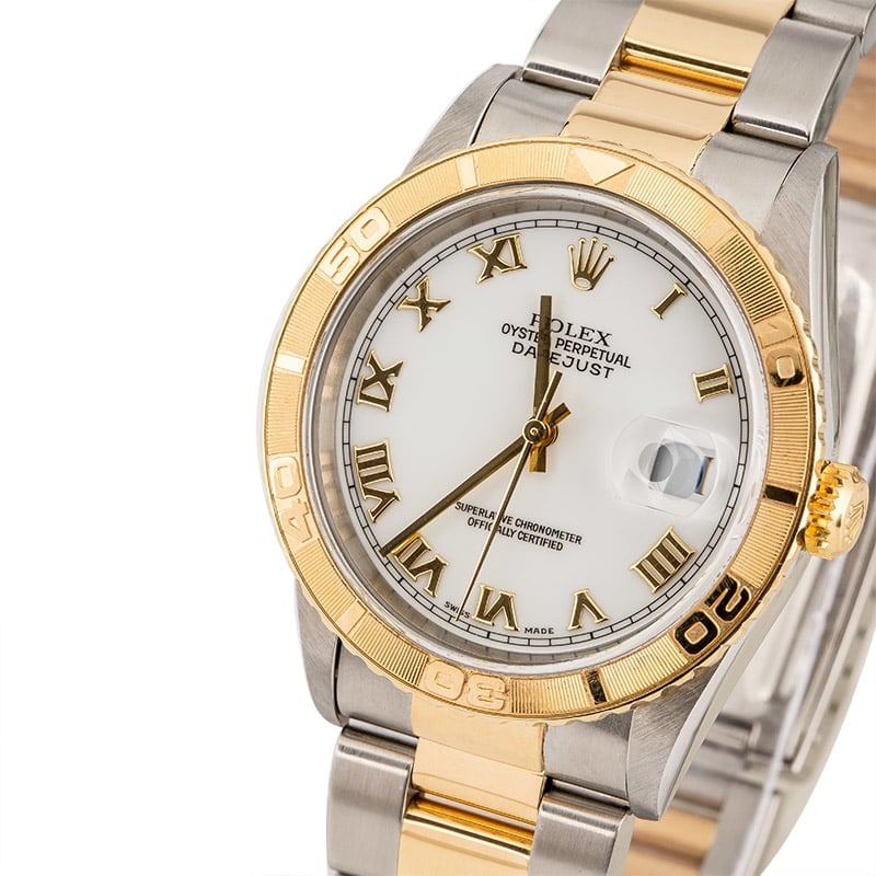 Pre Owned Rolex Datejust Thunderbird 16263 White