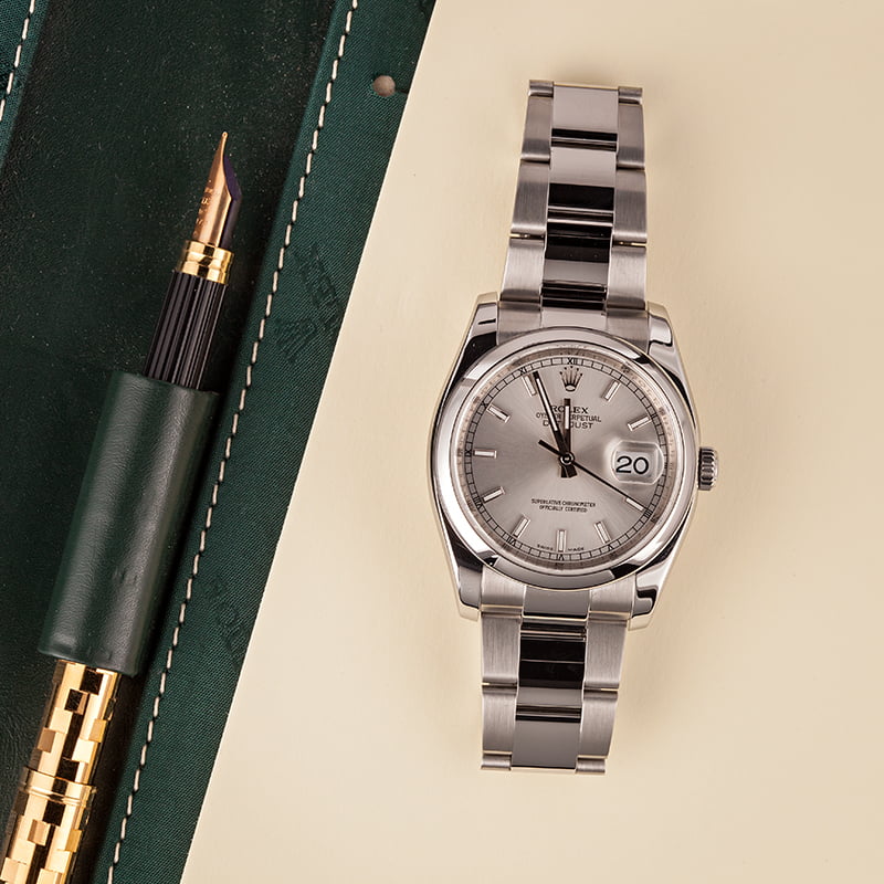 Pre-Owned Rolex Datejust 116200 Stainless Oyster