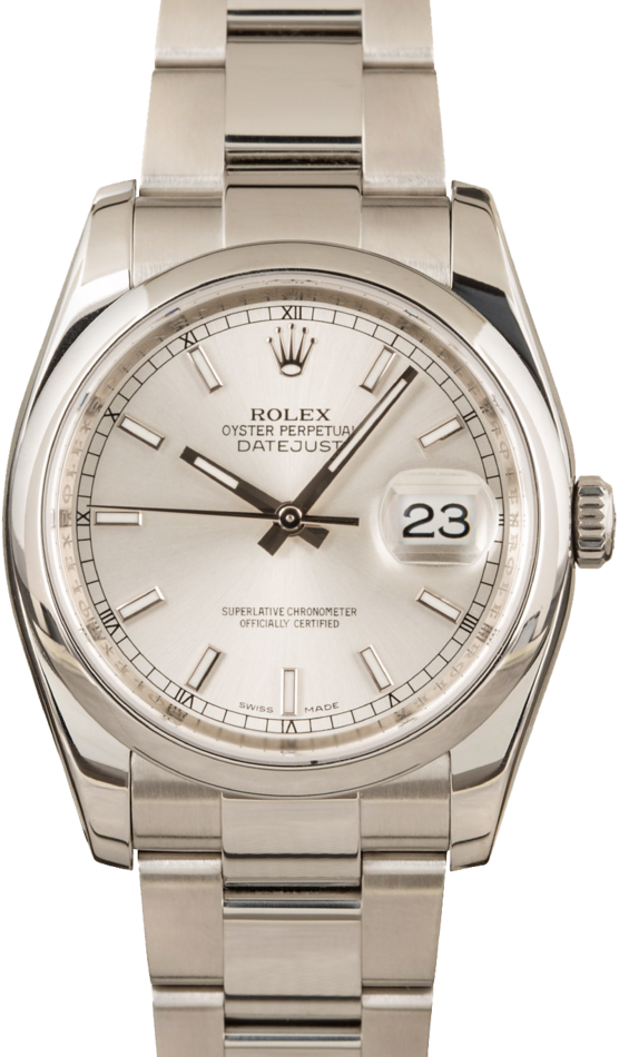 Rolex Datejust 116200 Silver Index