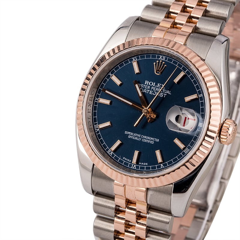 Used Rolex Datejust 116231 Blue Luminous Dial