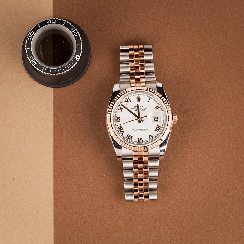 Pre-Owned Rolex Datejust 116231 Everose Gold