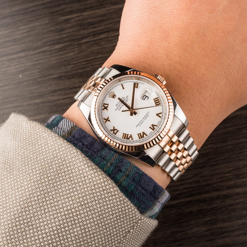 Pre-Owned Rolex Datejust 116231 Everose Gold