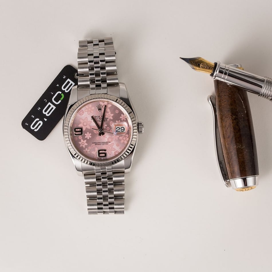 Rolex Datejust 116234 Pink Floral Dial