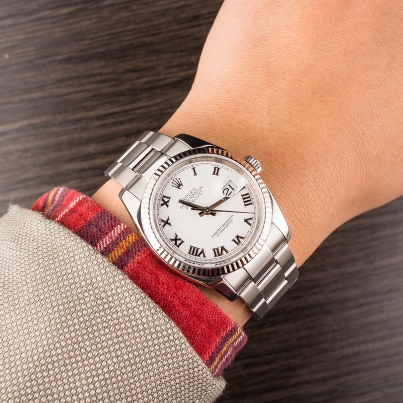 Rolex 116234 White Gold Bezel