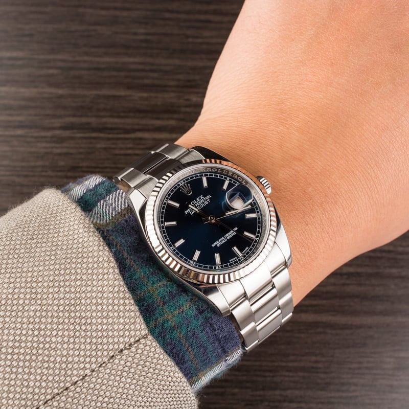 Rolex 116234 Datejust Blue Dial