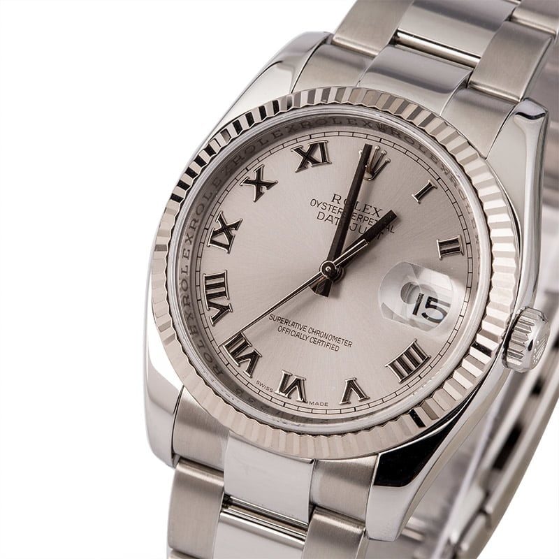 Pre Owned Rolex Datejust 116234 Roman Dial