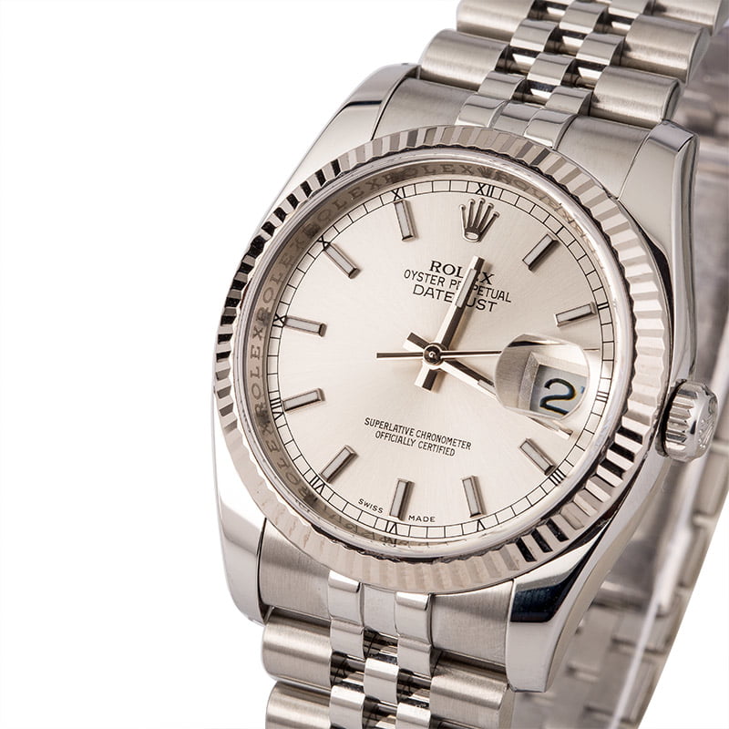 Pre-Owned Rolex Datejust 116234 Luminous Markers