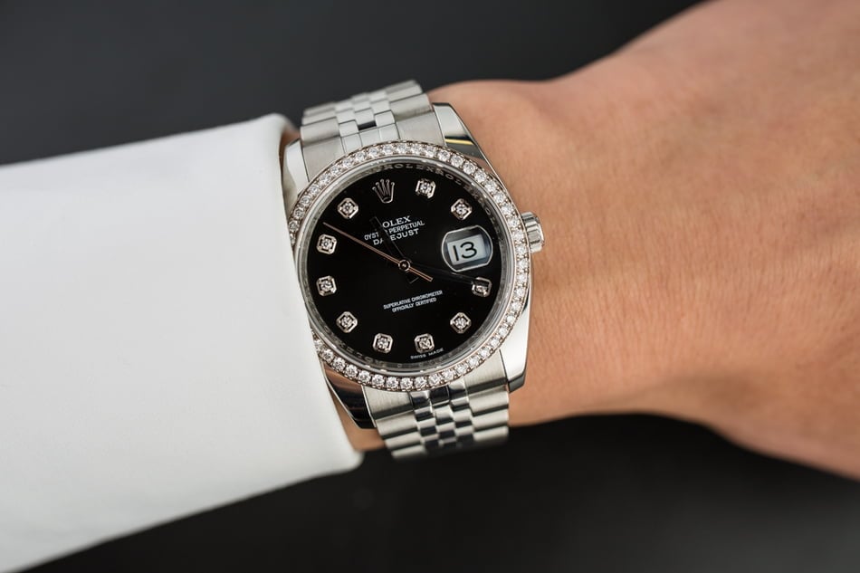 Rolex Datejust 116244 Diamond Dial & Bezel