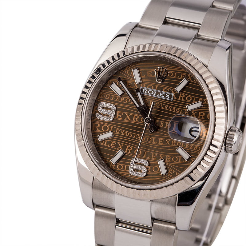 Rolex Datejust 116234 Bronze Jubilee Diamond Dial