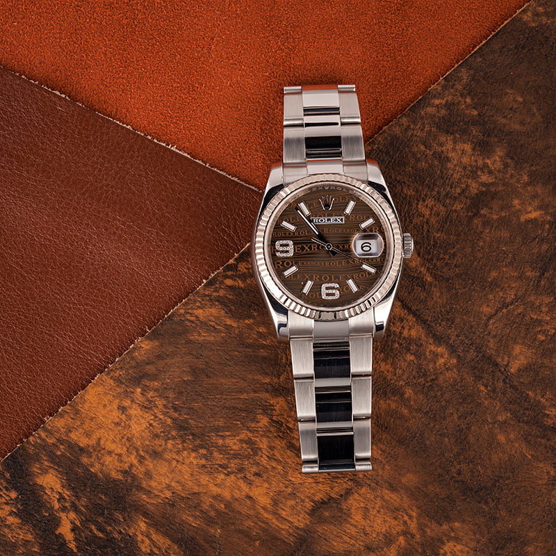 Rolex Datejust 116234 Bronze Jubilee Diamond Dial