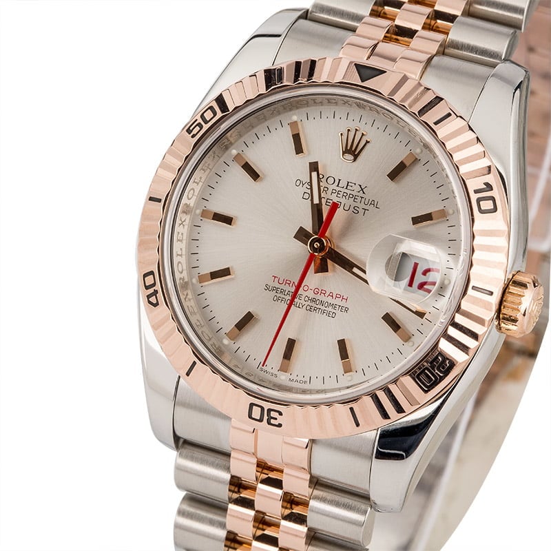 Used Rolex Datejust 116261 Two Tone Everose Thunderbird