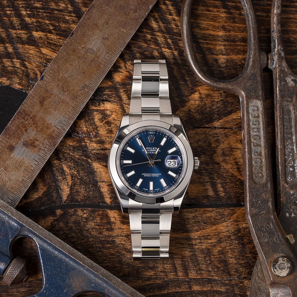 Rolex Datejust 116300 Blue Luminescent Dial