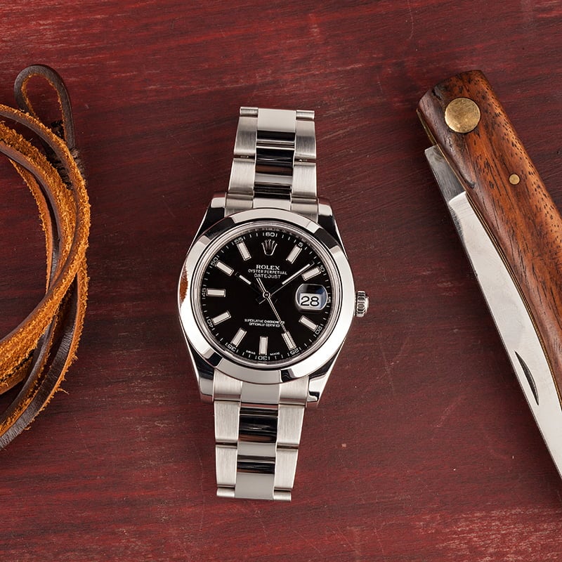Pre-Owned Rolex Datejust 116300 Stainless Steel