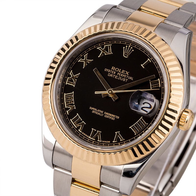Pre Owned Rolex DateJust II Ref 116333 Roman Markers