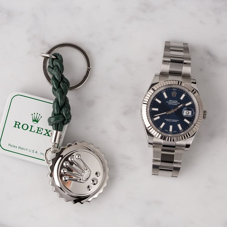 Rolex Datejust II 116334 Blue Luminescent Dial
