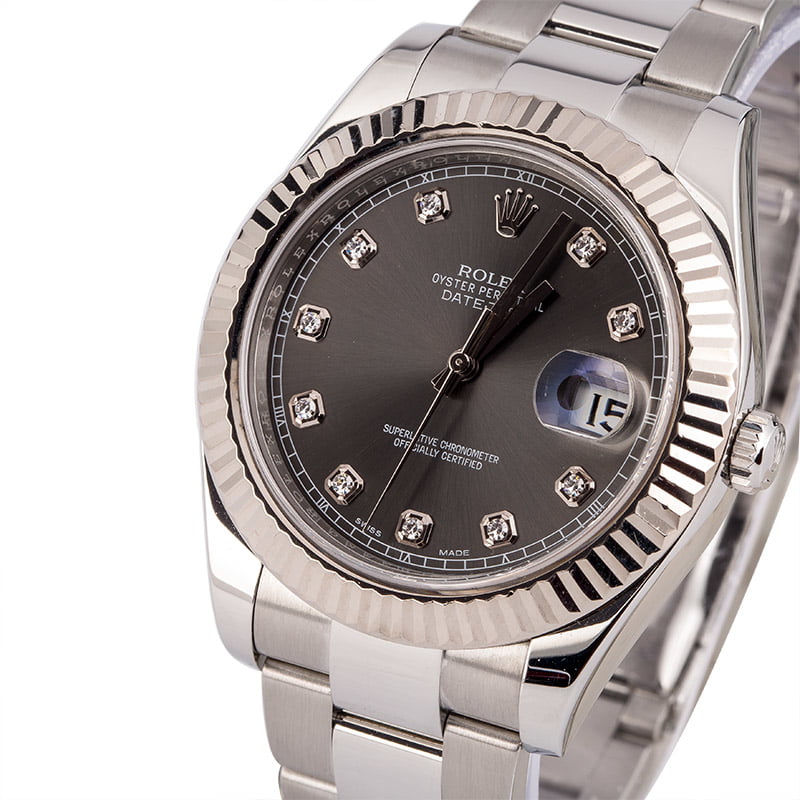 Pre-Owned Rolex Datejust 116334 Diamond Dial