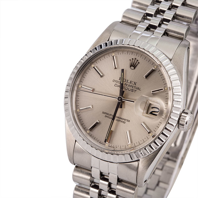 Pre Owned Rolex Datejust 16030 Stainless Steel Jubilee