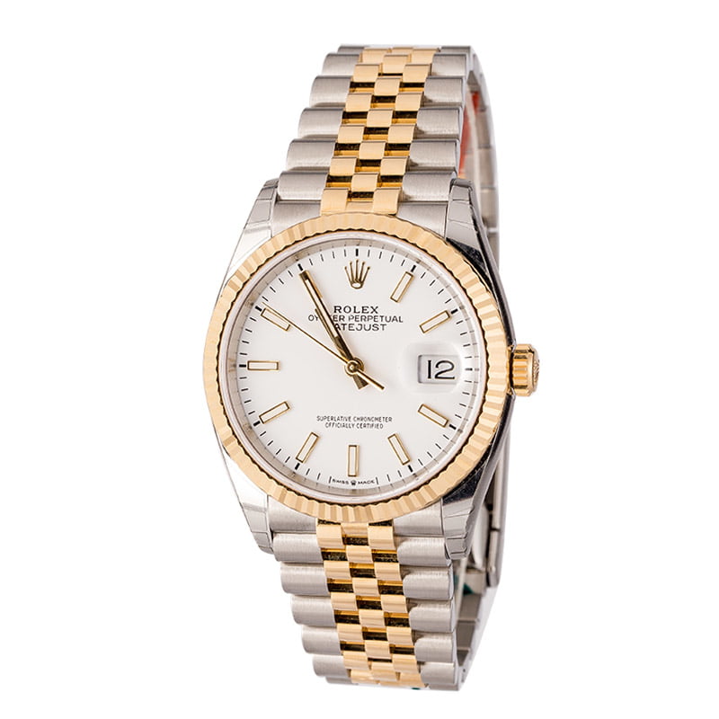 Unworn Rolex Datejust 126233 White Dial