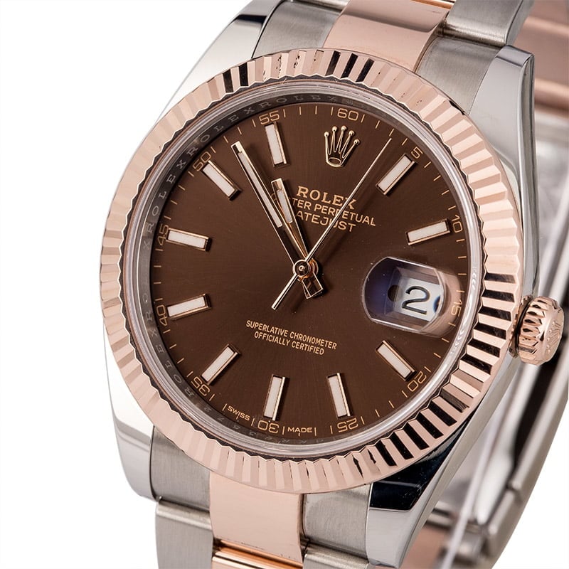 Used Rolex Datejust 126331 Two Tone Everose Oyster