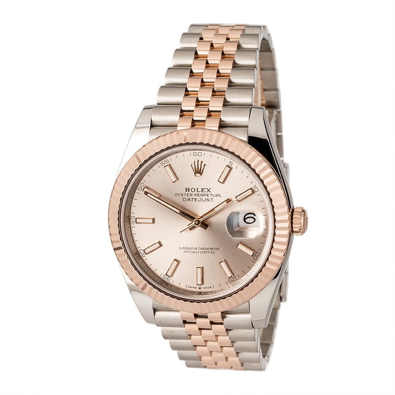 Pre-Owned Rolex Datejust 126331 Two Tone Everose Jubilee