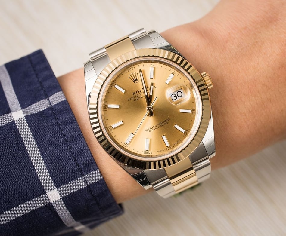 Factory Stickers Rolex Datejust 126333 Two-Tone Oyster