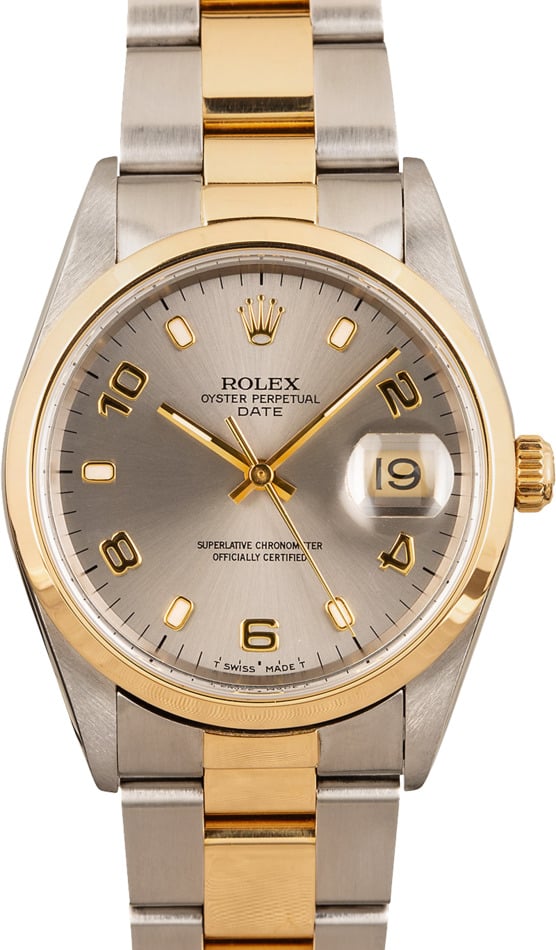 Pre Owned Rolex Date 15203 Two Tone