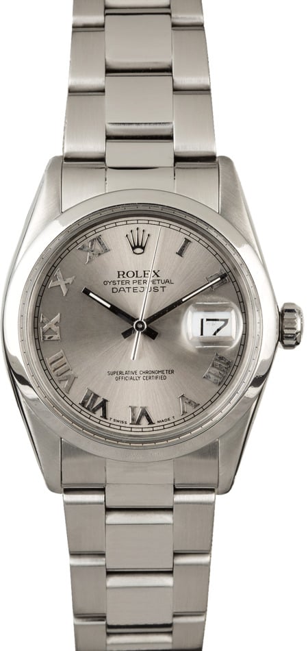 Used Rolex Datejust 16000 Steel Oyster