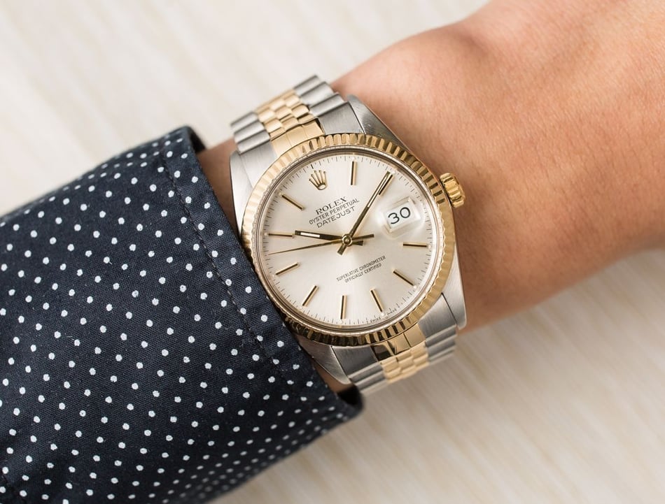 Pre-Owned Rolex Datejust 16013 Fluted Bezel