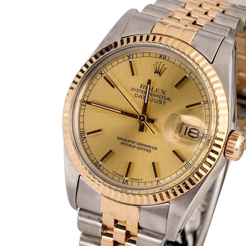 Rolex Datejust 16013 Two Tone Jubilee Men's Watch