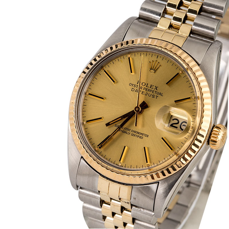 Certified Men's Rolex Datejust 16013