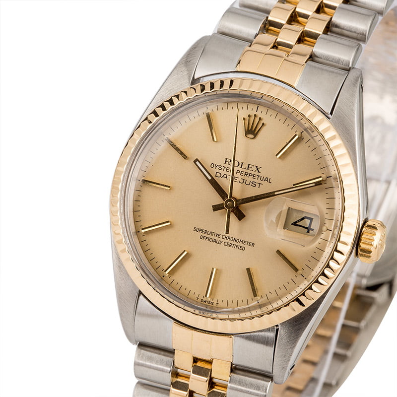 Pre Owned Two-Tone Jubilee Rolex Datejust 16013