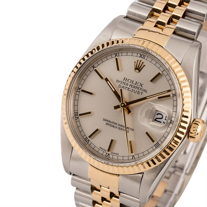 Pre Owned Silver Dial Rolex Datejust 16013