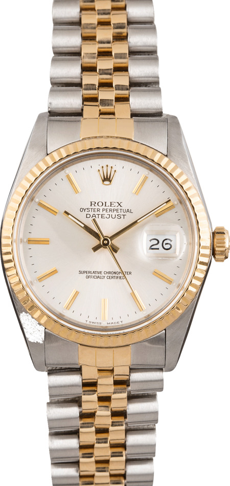 Used Two-Tone Rolex Datejust 16013
