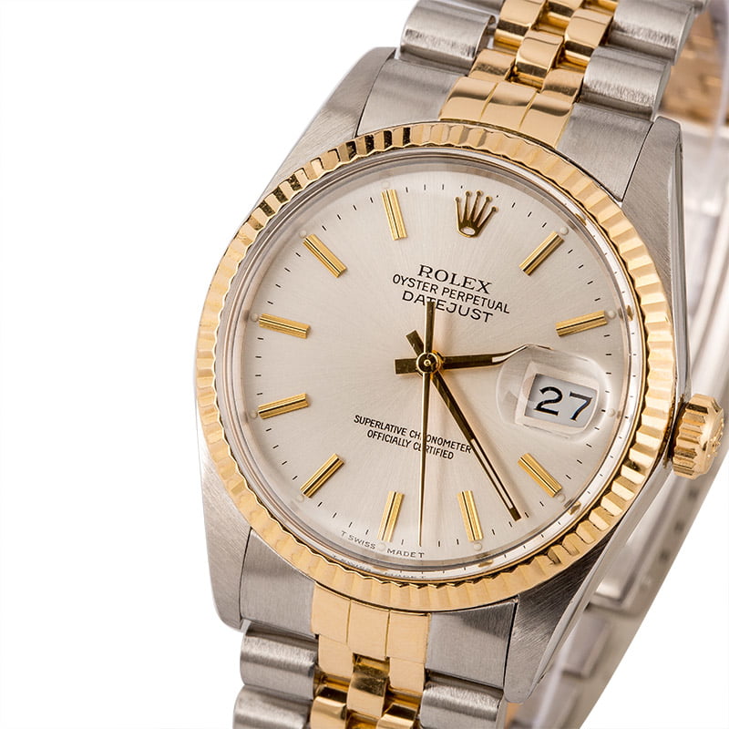 Used Two-Tone Rolex Datejust 16013