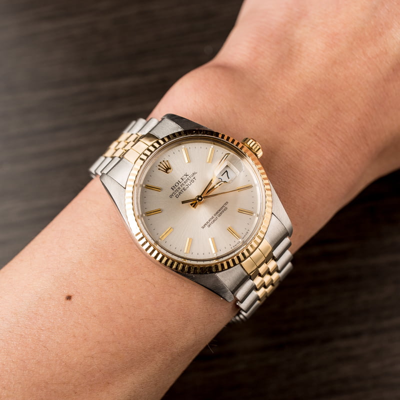 Used Two-Tone Rolex Datejust 16013