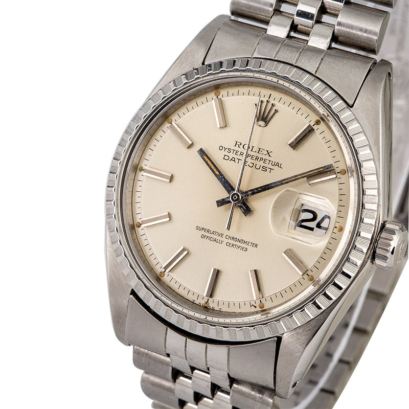 Rolex DateJust Stainless 1603 Silver