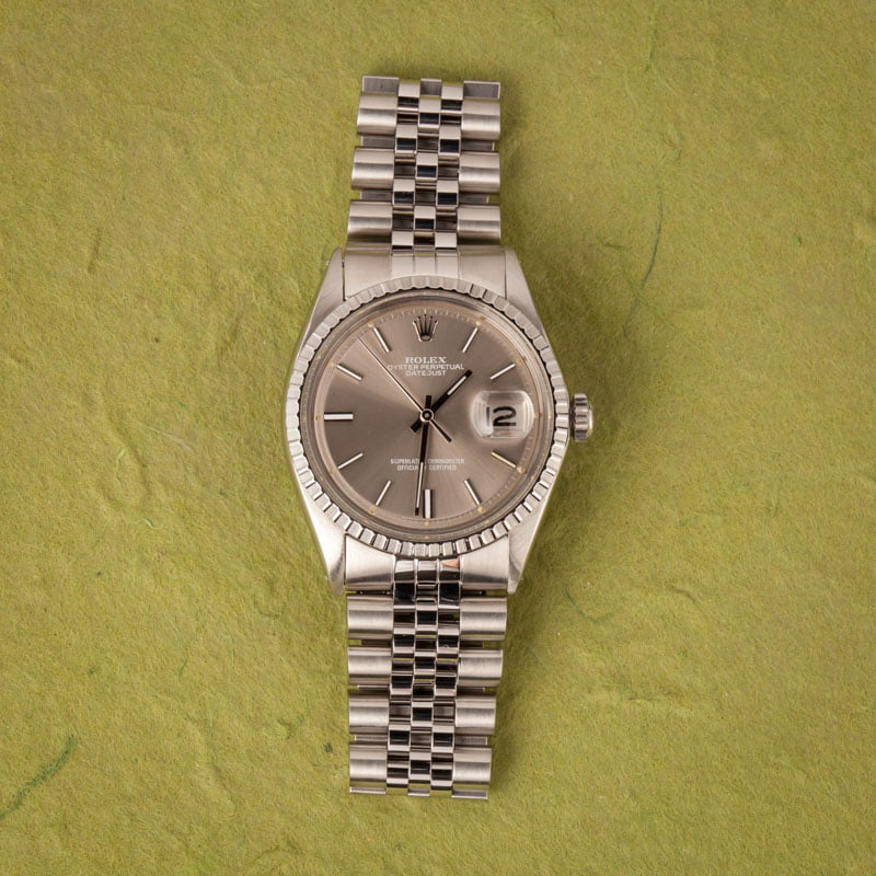 Rolex Datejust 1603 Slate Dial