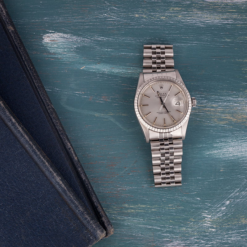 PreOwned Rolex Silver Dial Datejust 16030