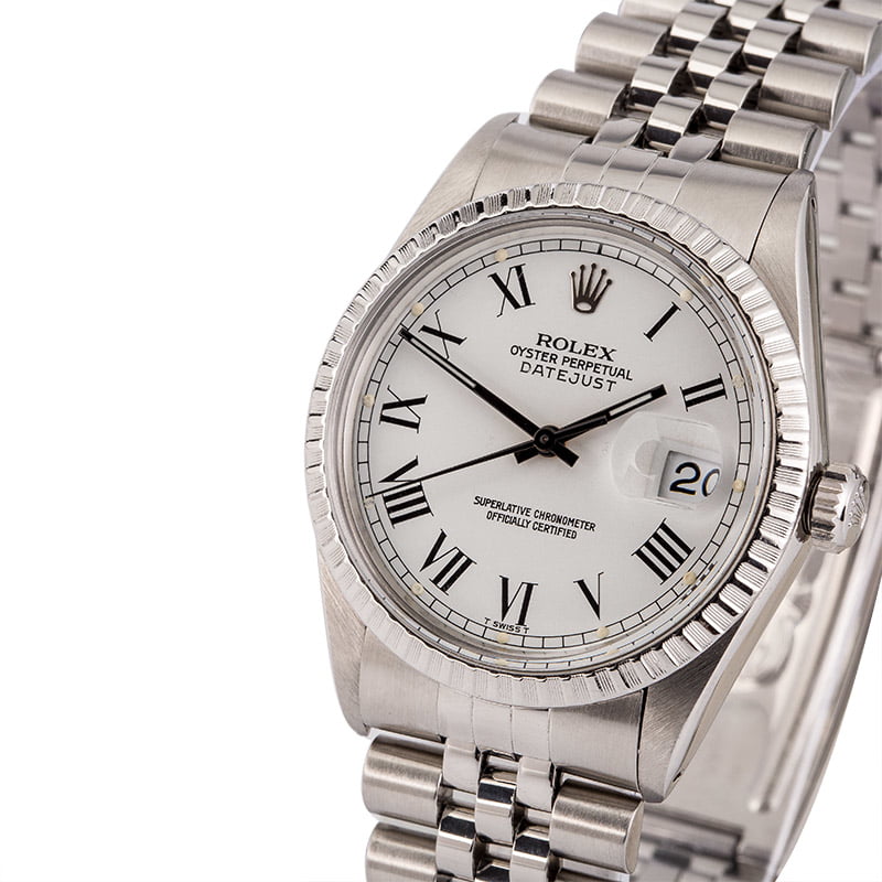 Pre-Owned Rolex Datejust 16030 'Buckley' Dial