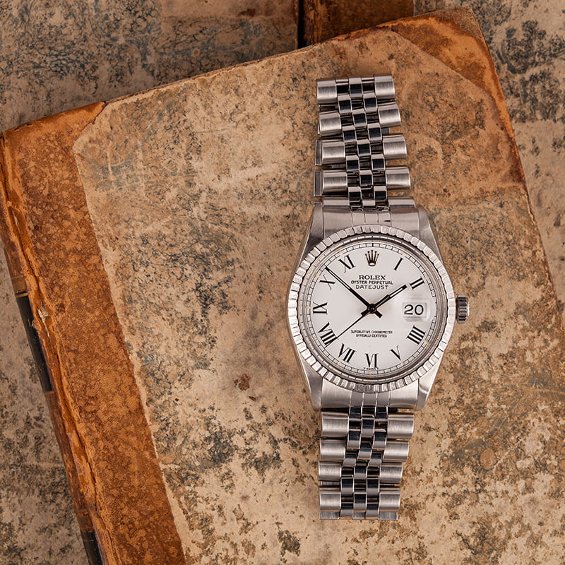 Pre-Owned Rolex Datejust 16030 'Buckley' Dial