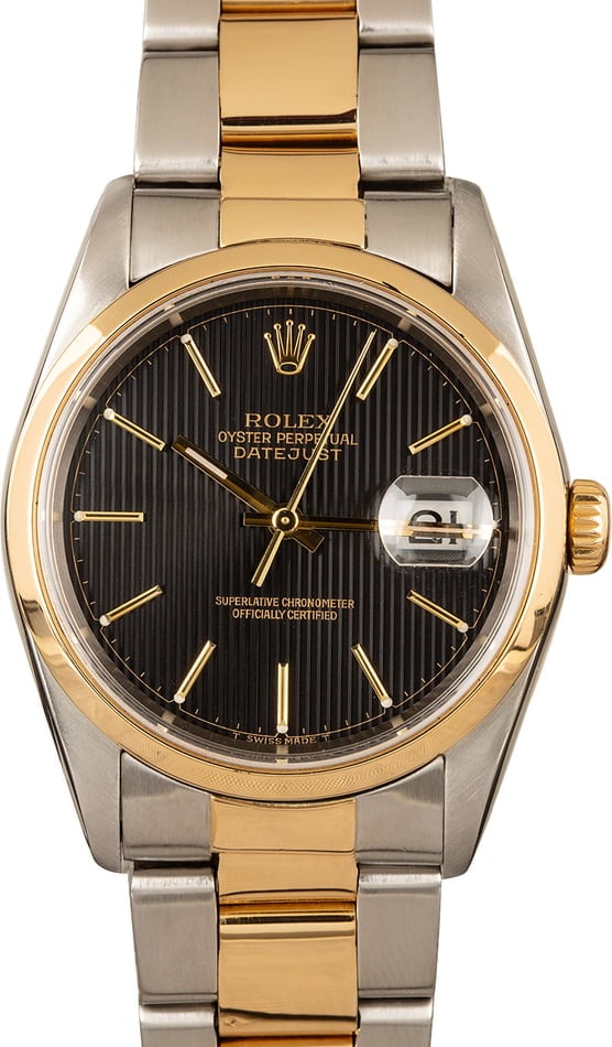 rolex oyster perpetual datejust two tone price
