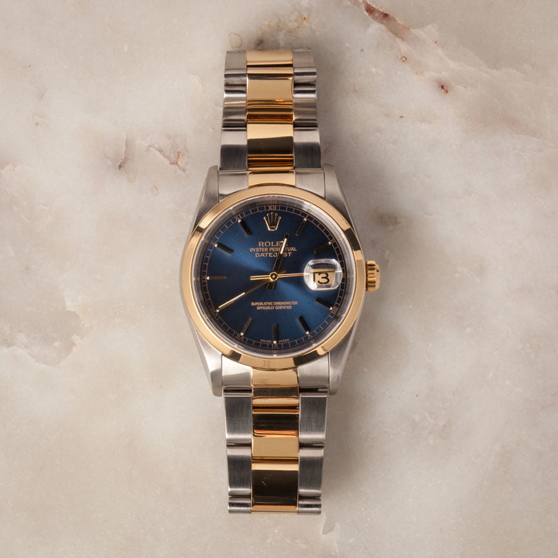 Rolex Datejust 16203 Blue Dial