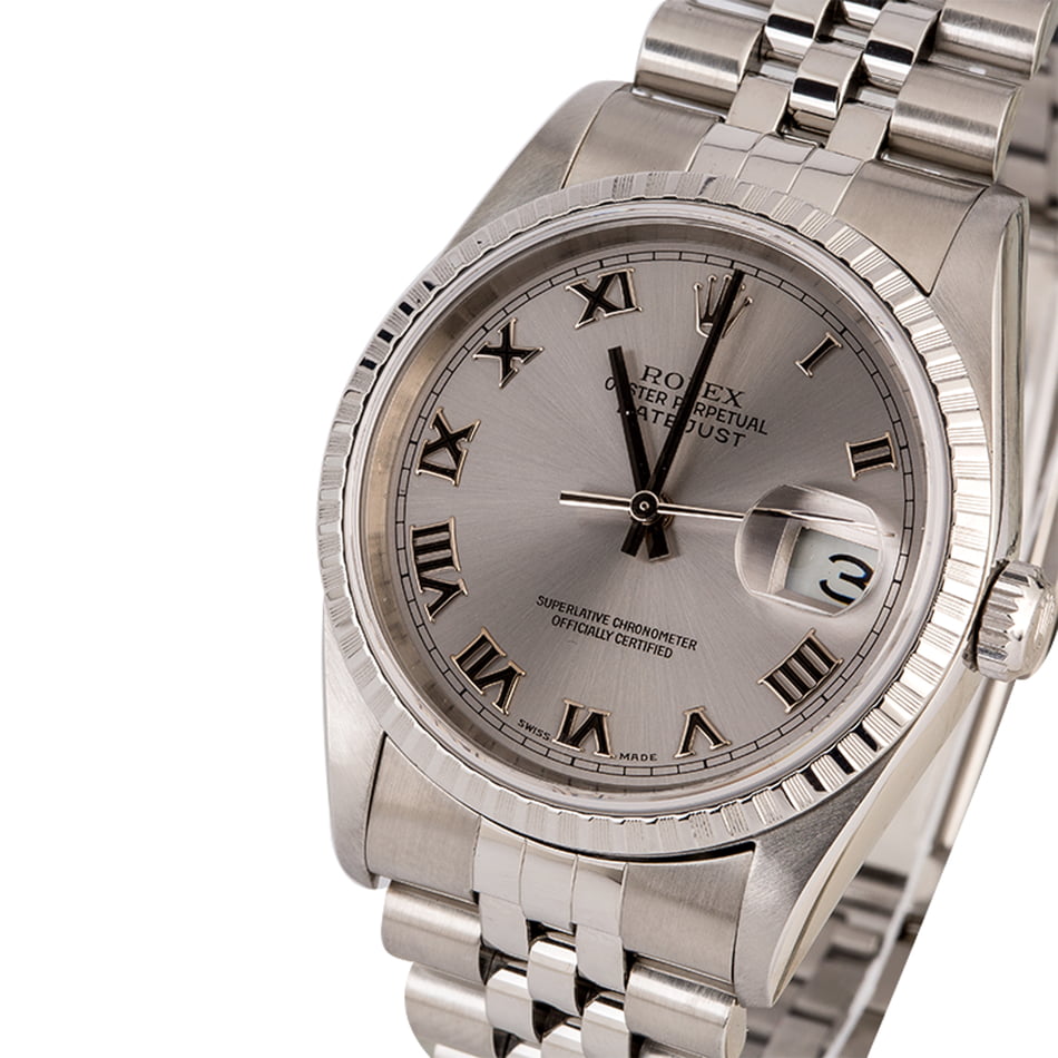 Rolex Datejust 16220 Steel Jubilee Band