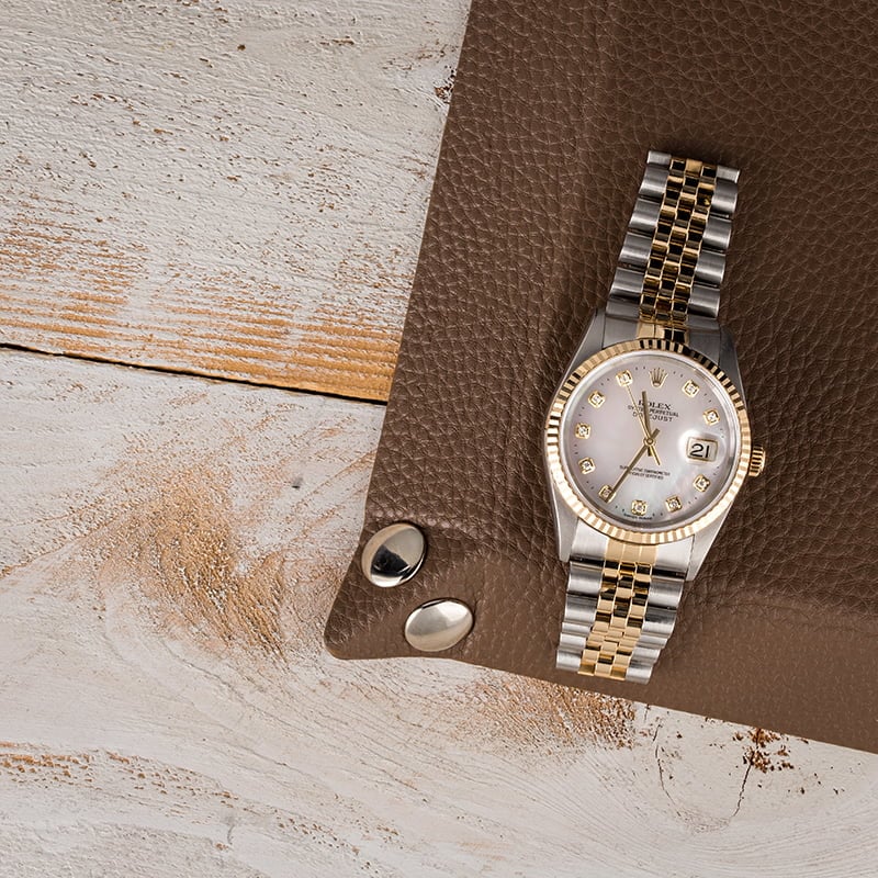 Rolex Datejust 16233 MOP Diamond Dial